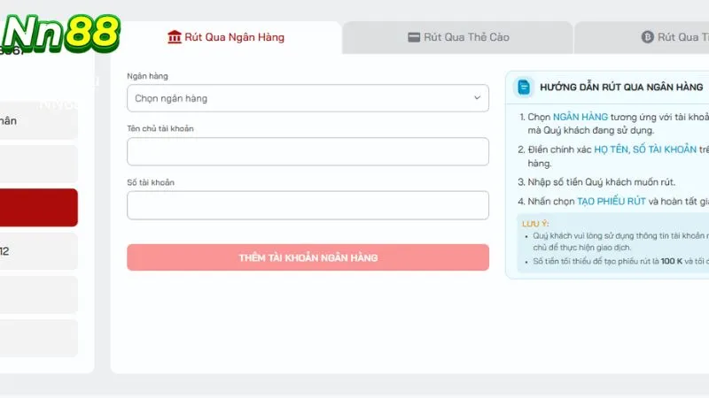 Rút Tiền NN88